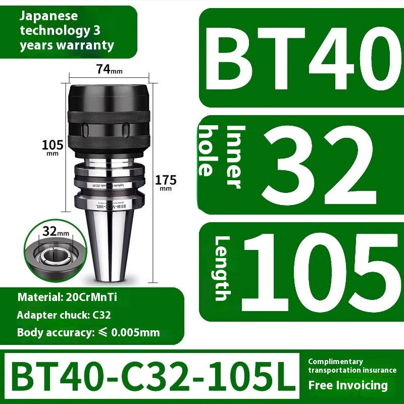 2096-CNC high-precision strong tool holder BT40 BT30 BT50 CNC machining center C32 chuck tool holder Shandong Denso Pricision Tools Co.,Ltd.